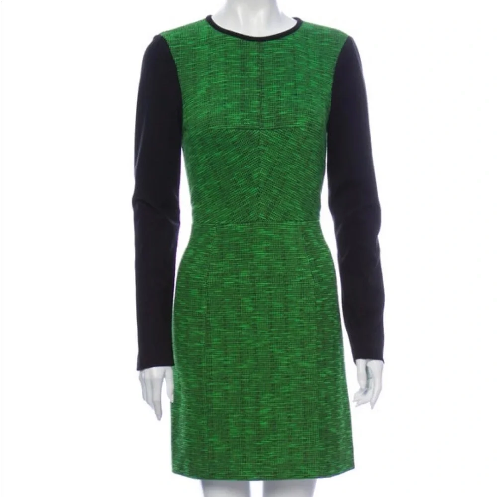 TIBI Colorblock Pattern Mini Dress - Picture 1 of 14